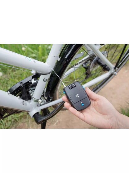 90 Decibel Built-in Alarm Retractable 730mm x 1.6mm Bike/Bicycle Alarm Lock