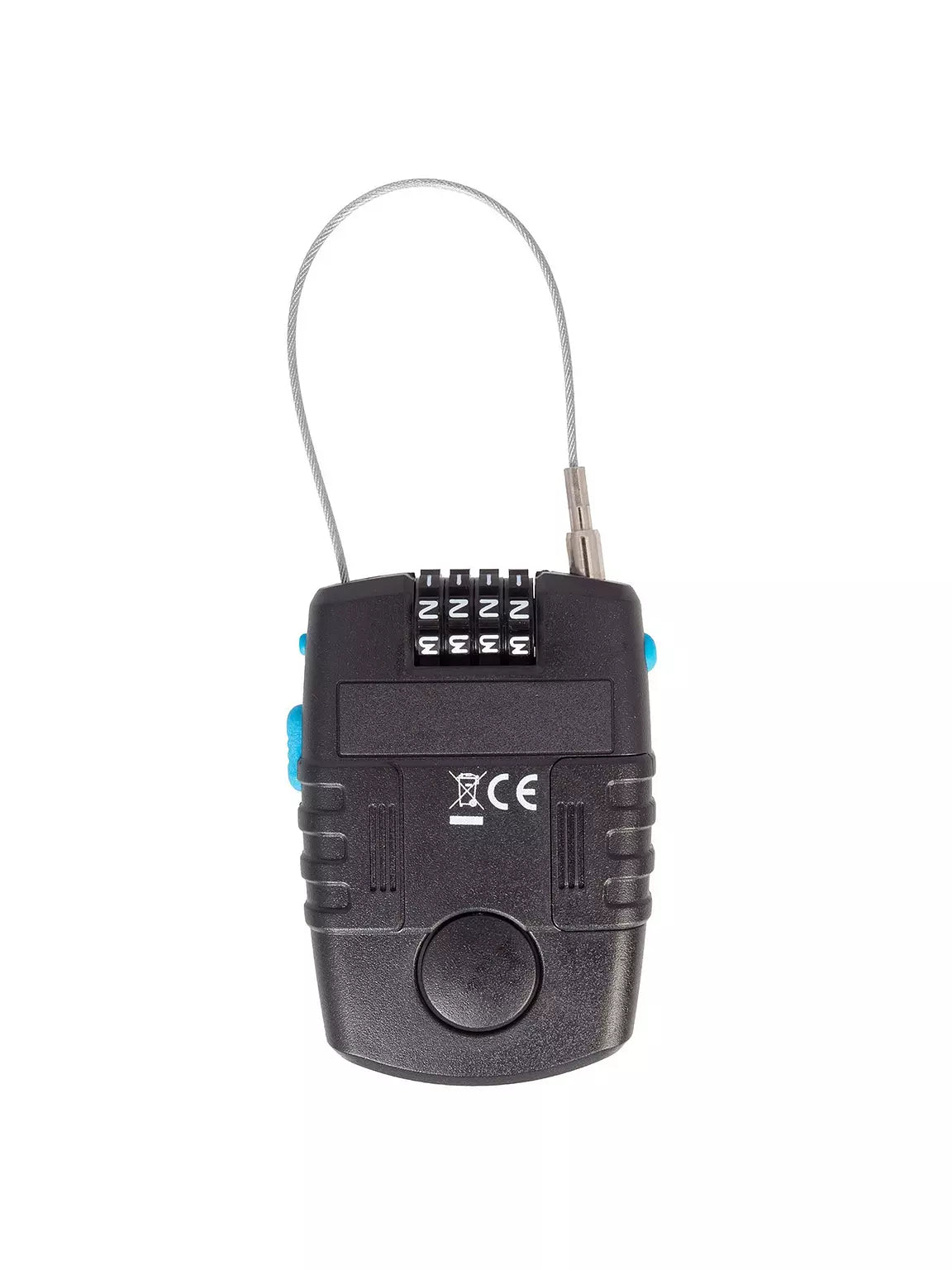 90 Decibel Built-in Alarm Retractable 730mm x 1.6mm Bike/Bicycle Alarm Lock
