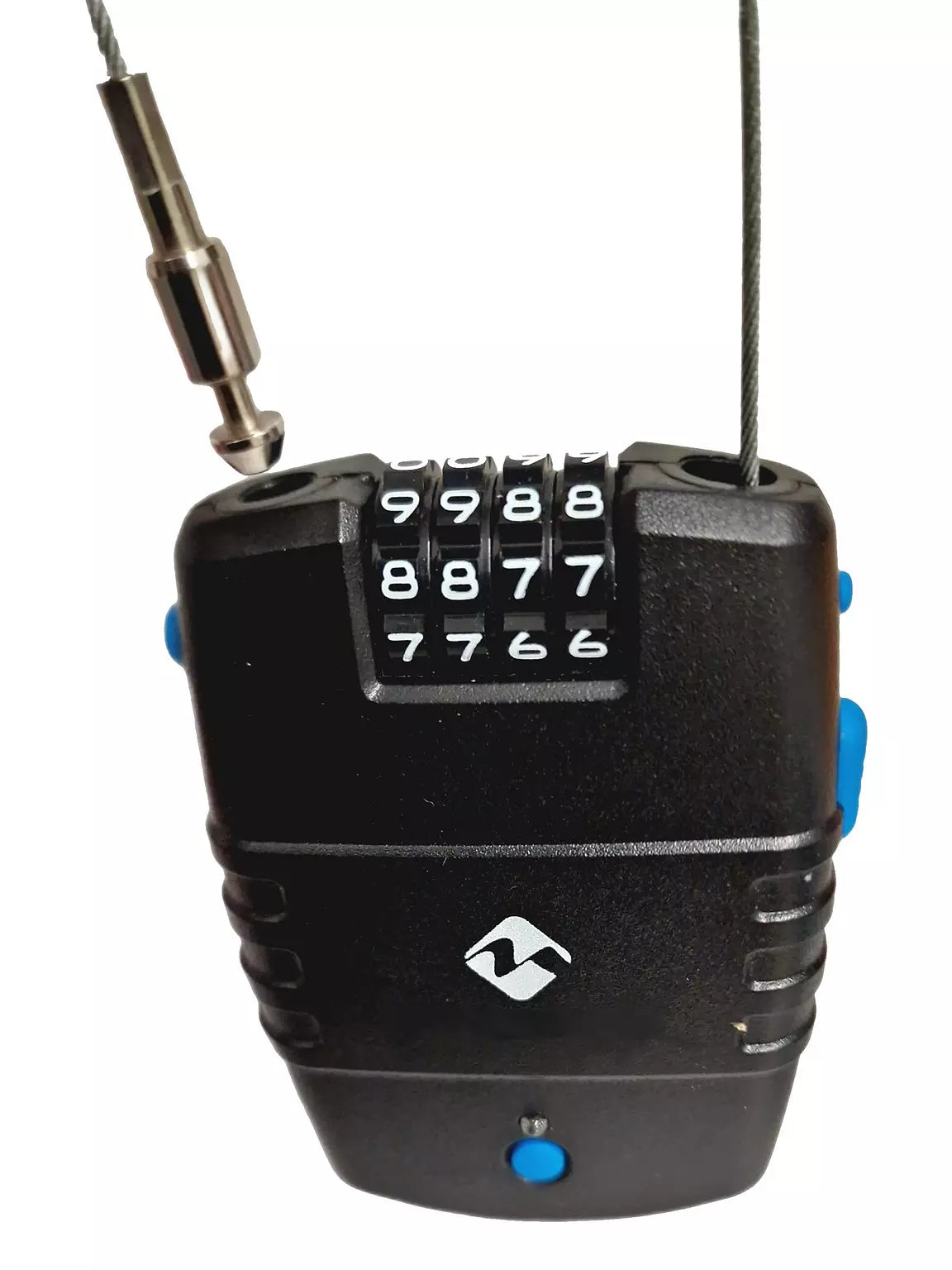 90 Decibel Built-in Alarm Retractable 730mm x 1.6mm Bike/Bicycle Alarm Lock