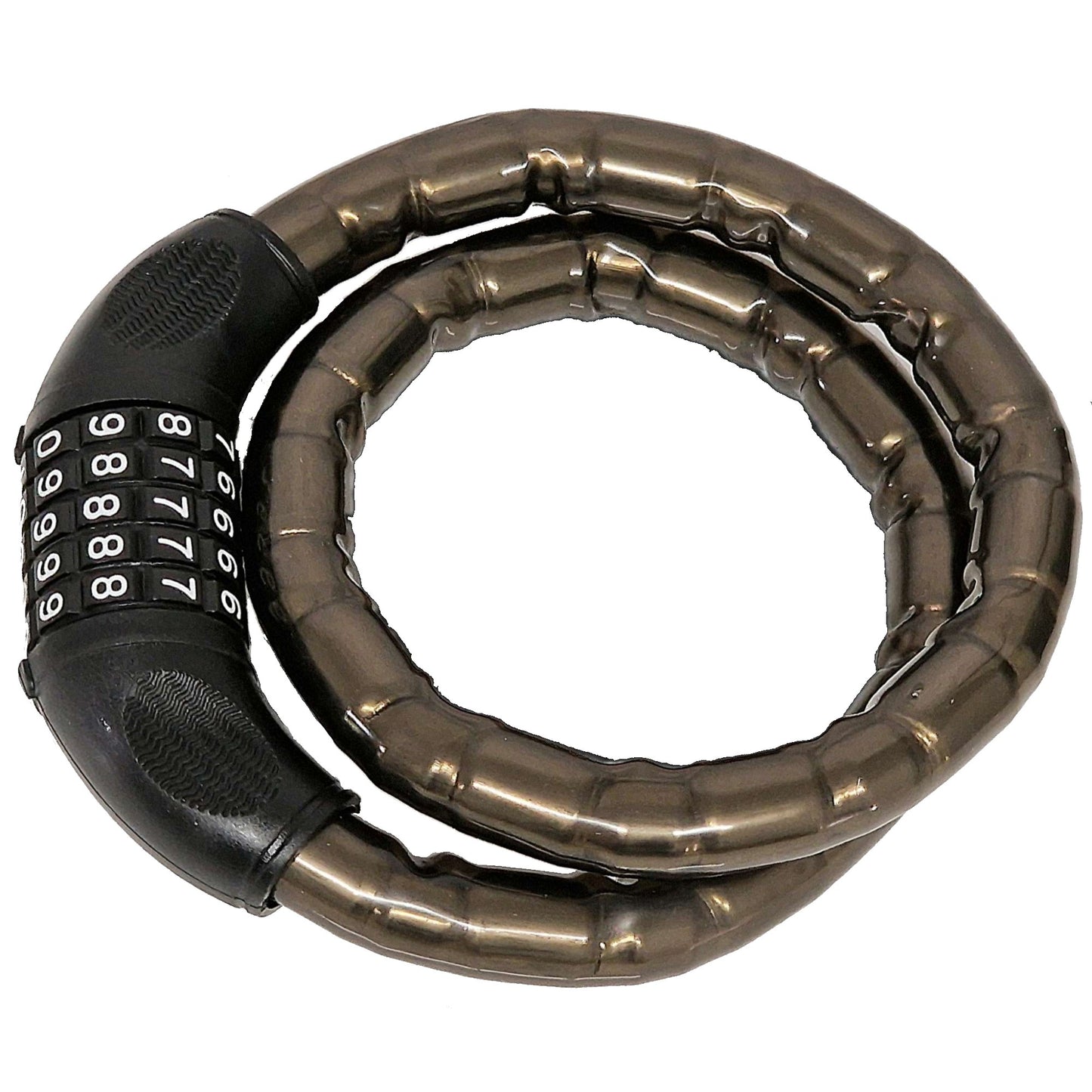 Armoured Steel 800mm x 18mm Changeable Combination Cable Bike Lock