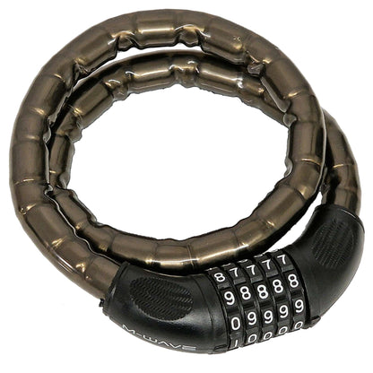 Armoured Steel 800mm x 18mm Changeable Combination Cable Bike Lock