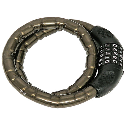 Armoured Steel 800mm x 18mm Changeable Combination Cable Bike Lock