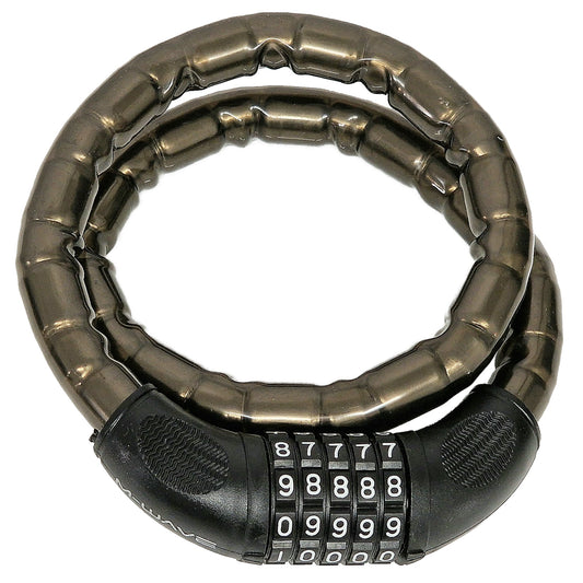Armoured Steel 800mm x 18mm Changeable Combination Cable Bike Lock