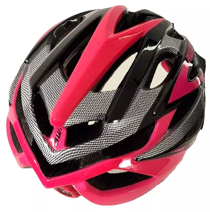 AweAeroLite In Mould Adult Bike Helmet Medium 55-58cm Black/Pink