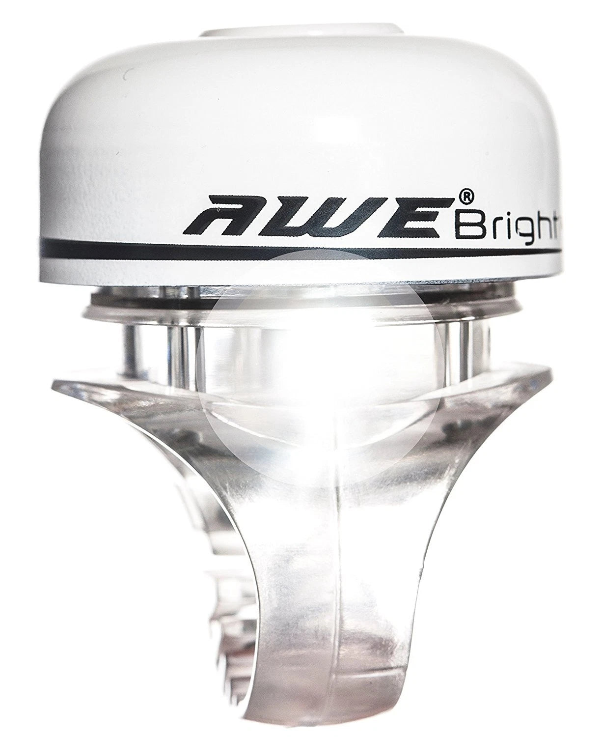 Awe AWEBright® LED Light Bicycle/Bike Bell White