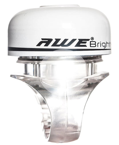 Awe AWEBright® LED Light Bicycle/Bike Bell White