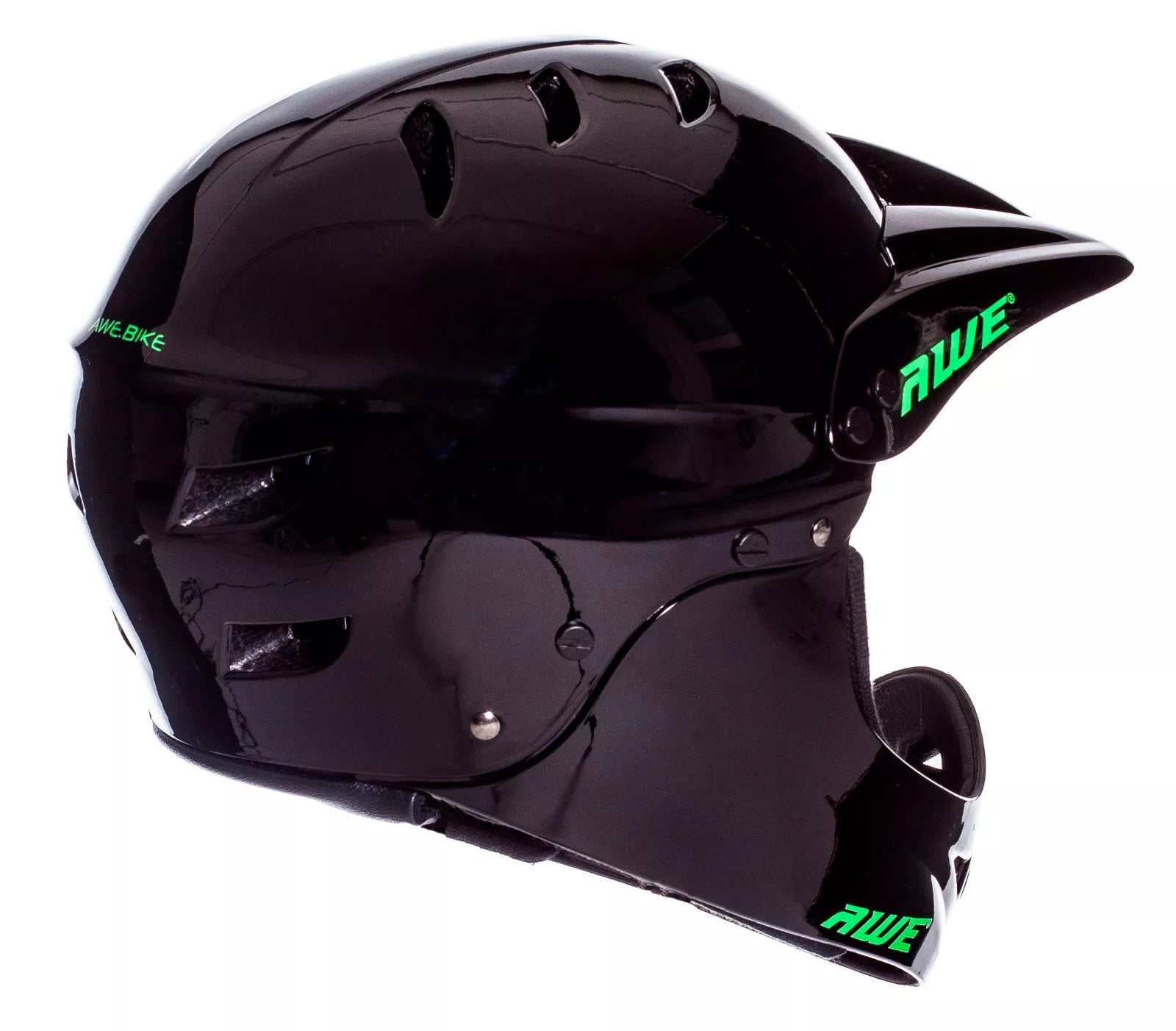 Awe Adult Full Face BMX Bike Helmet Men Women Medium 56-58cm Black – Awe Cycling