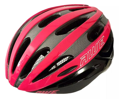 AweSprint In Mould Adult Bike Helmet Medium 55-58cm Black/Carbon/Pink