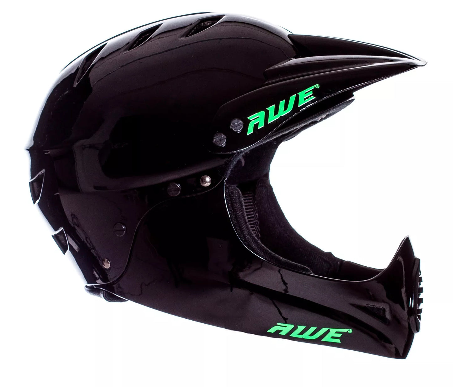 AweBlaze 16+/Adult Full Face BMX Bike Helmet Medium 55-58cm Black