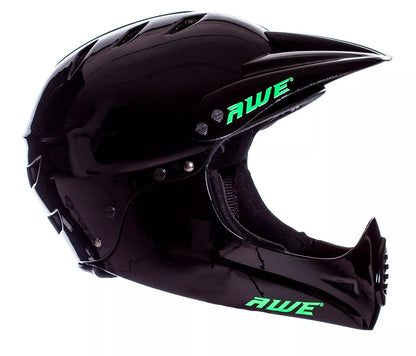 AweBlaze 16+/Adult Full Face BMX Bike Helmet Medium 55-58cm Black