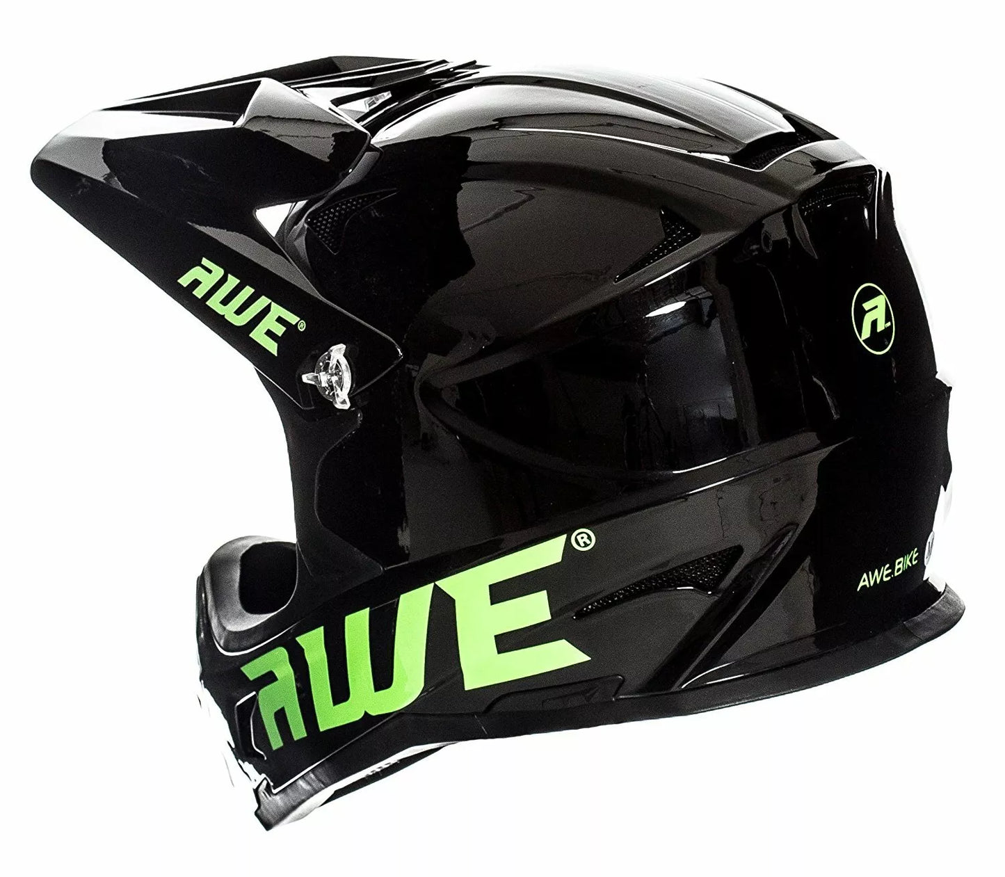 AweBlast 16+/Adult BMX/Downhill/Full Face/Enduro Bike Helmet 56-58cm Black