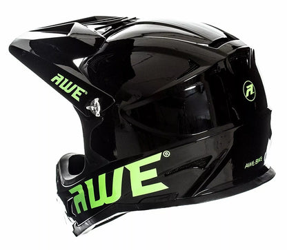AweBlast 16+/Adult BMX/Downhill/Full Face/Enduro Bike Helmet 56-58cm Black