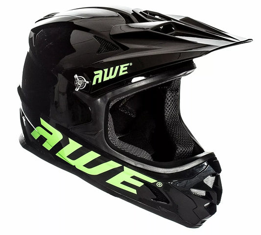 AweBlast 16+/Adult BMX/Downhill/Full Face/Enduro Bike Helmet 56-58cm Black