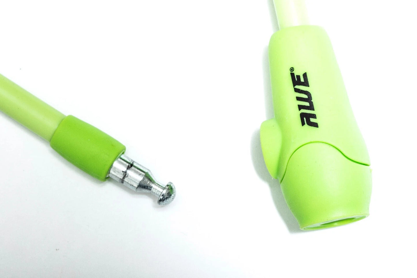 Awe Silicone 600mm x 12mm Bike/Bicycle Hardened Steel Automatic Cable Lock with Keys