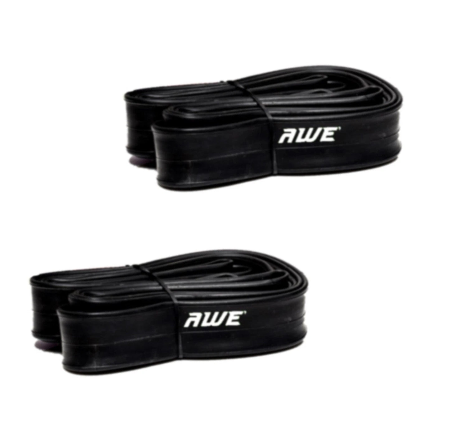 Awe 2 x Butyl Rubber 27"x 1 1/4 (700x28/37C) Inner Tube 500%* Extra Ride Time Schrader Valve