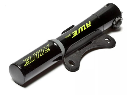 Awe 80 PSI CNC 6063 Alloy Telescopic Mini Bike Pump Schrader/Presta Valve