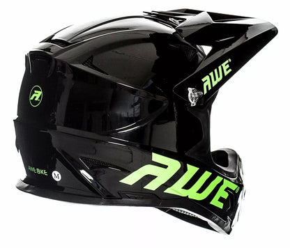 AweBlast 16+/Adult BMX/Downhill/Full Face/Enduro Bike Helmet 56-58cm Black