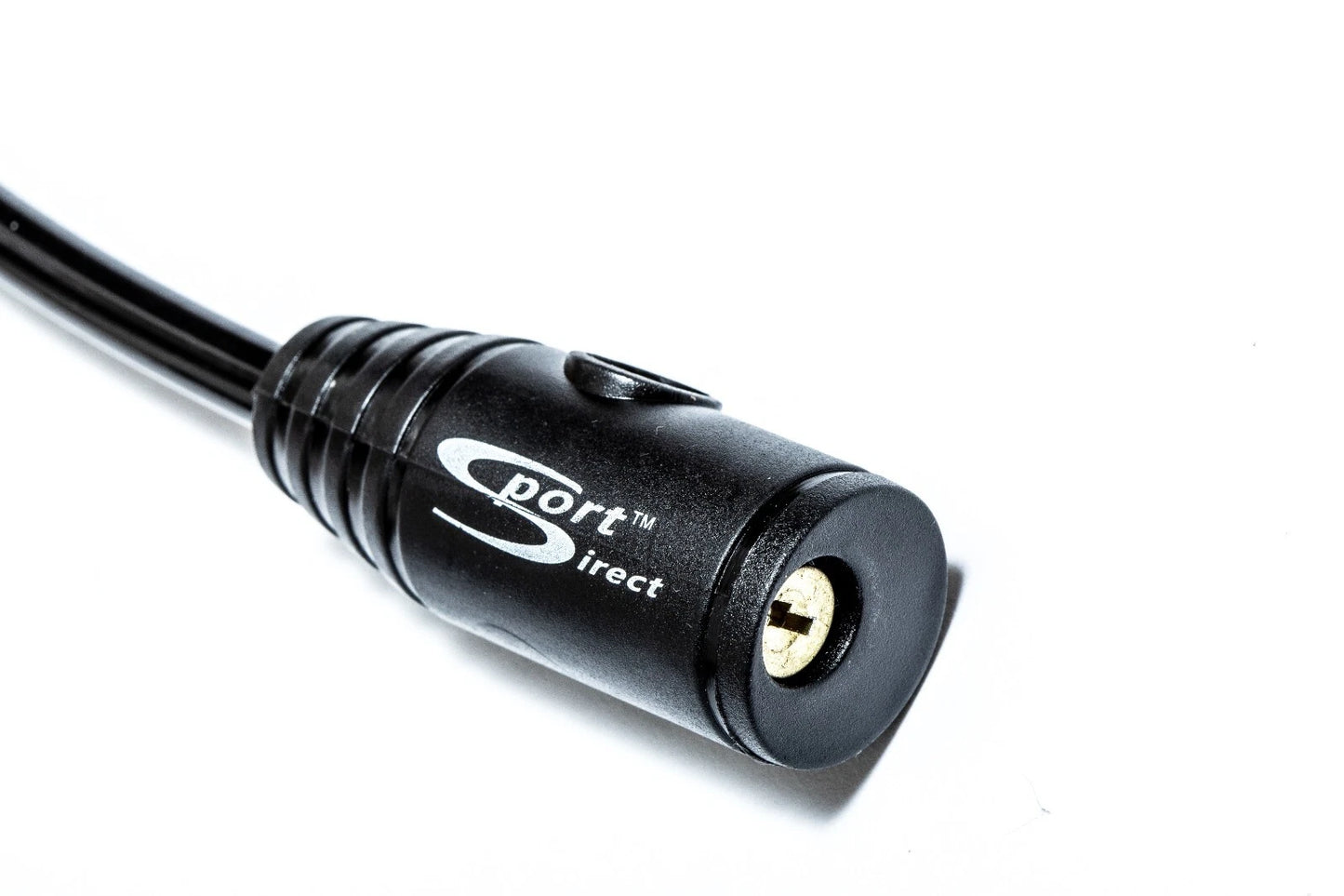 Sport Direct 6mm x 76cm Steel Cable Bike/Bicycle LED Lock With 2 Keys