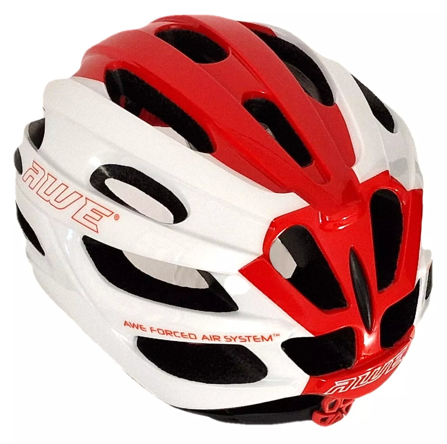 AweSprint In Mould Adult Bike Helmet Large 58-61cm White/Red