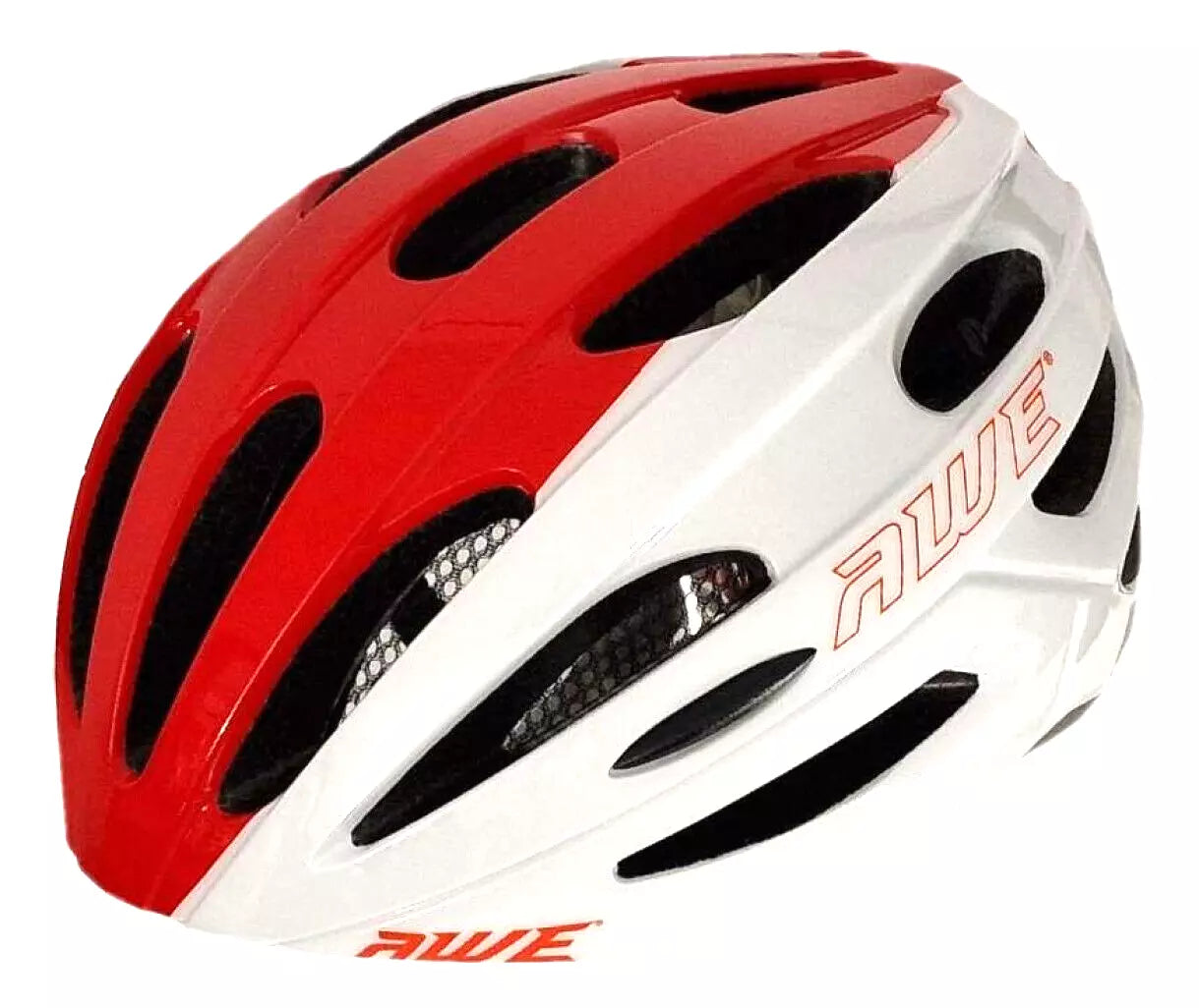 AweSprint In Mould Adult Bike Helmet Medium 55-58cm White/Red