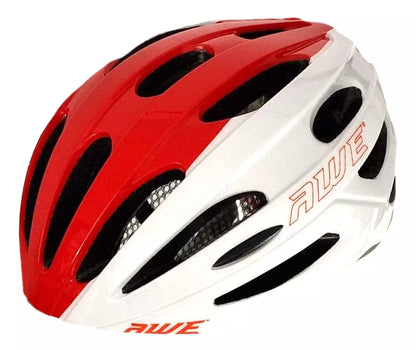 AweSprint In Mould Adult Bike Helmet Medium 55-58cm White/Red