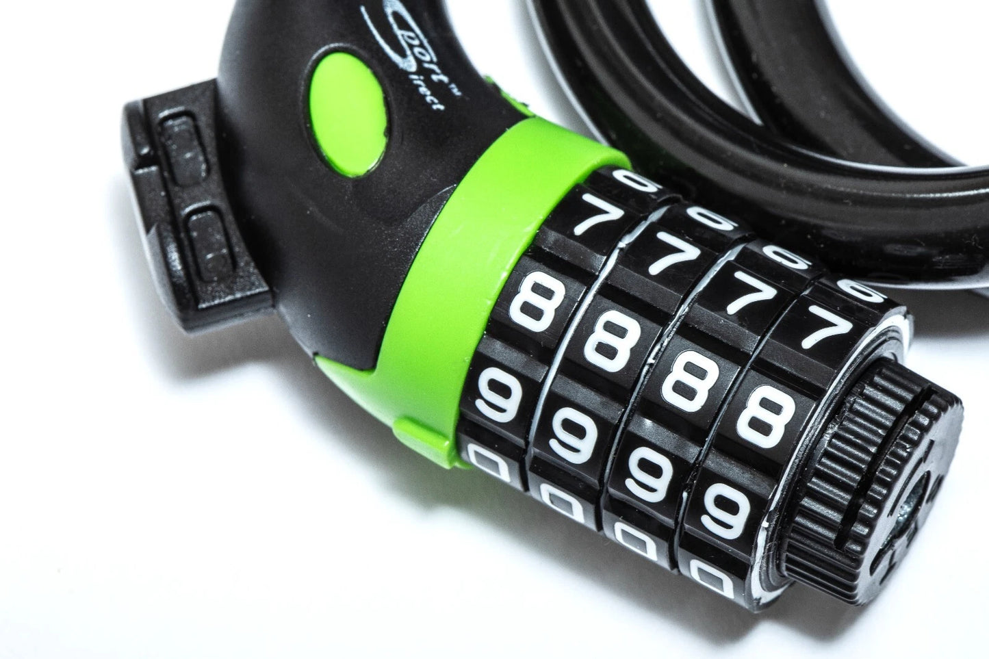 Sport Direct 12mm x 85cm Bike/Bicycle Changeable Combination Waterproof Lock With Bracket