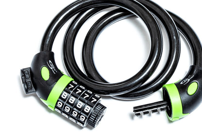Sport Direct 12mm x 85cm Bike/Bicycle Changeable Combination Waterproof Lock With Bracket