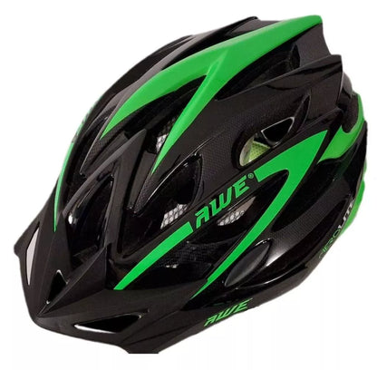 AweAeroLite In Mould Adult Bike Helmet Medium 55-58cm Black/Green