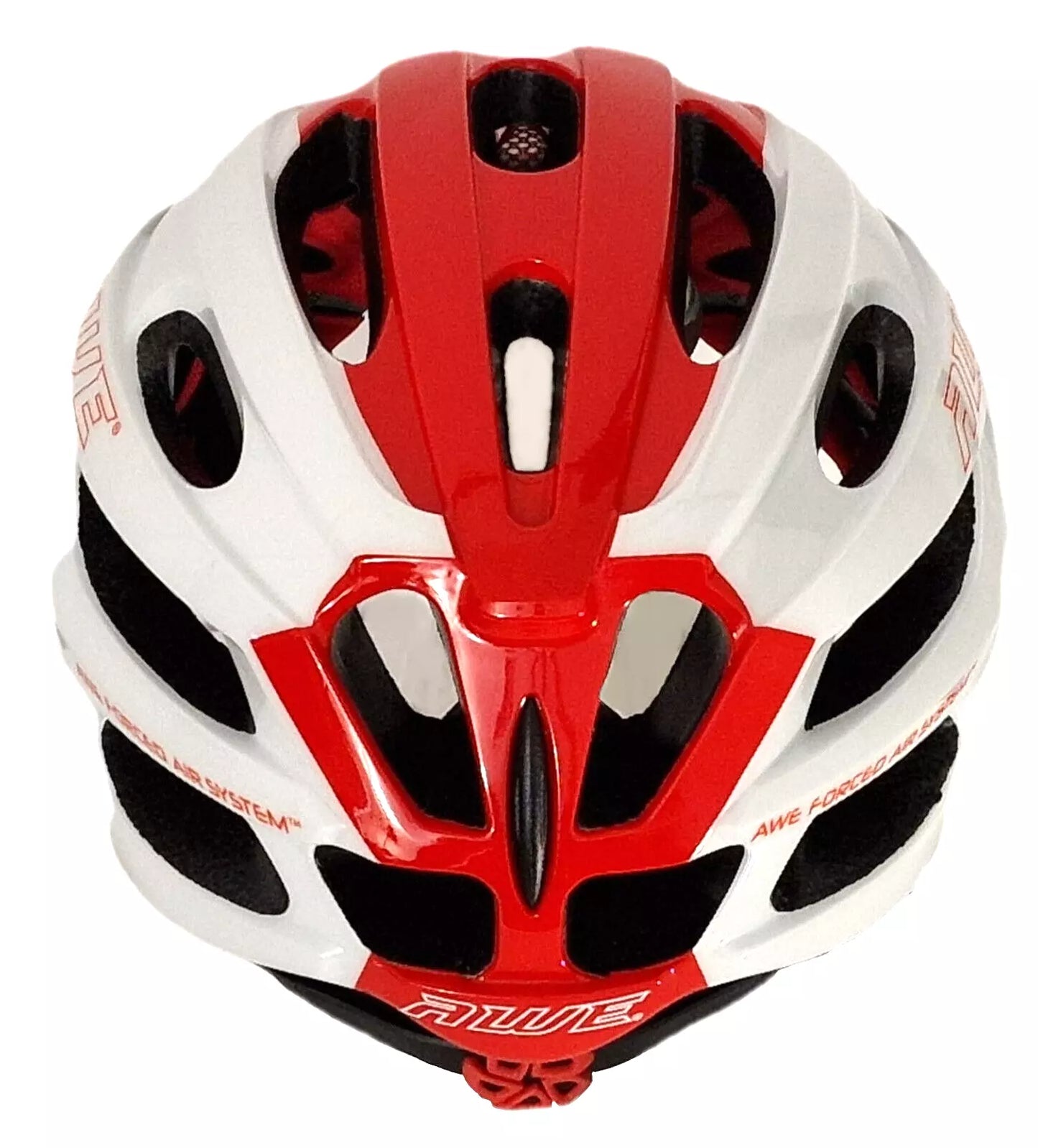 AweSprint In Mould Adult Bike Helmet Large 58-61cm White/Red