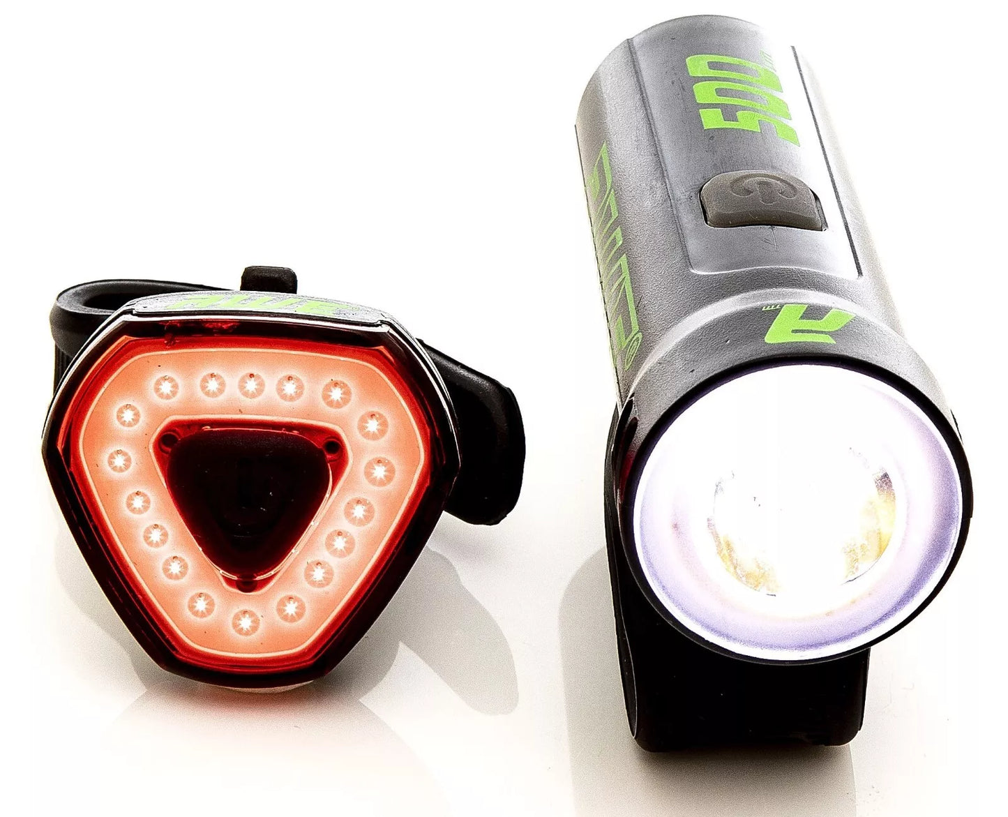 Awe Blast 530 Lumens USB Rechargeable Bike Front/Rear Light Set