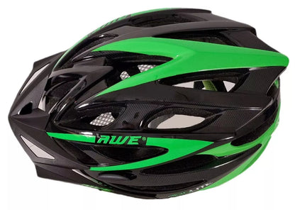 AweAeroLite In Mould Adult Bike Helmet Large 58-61cm Black/Green