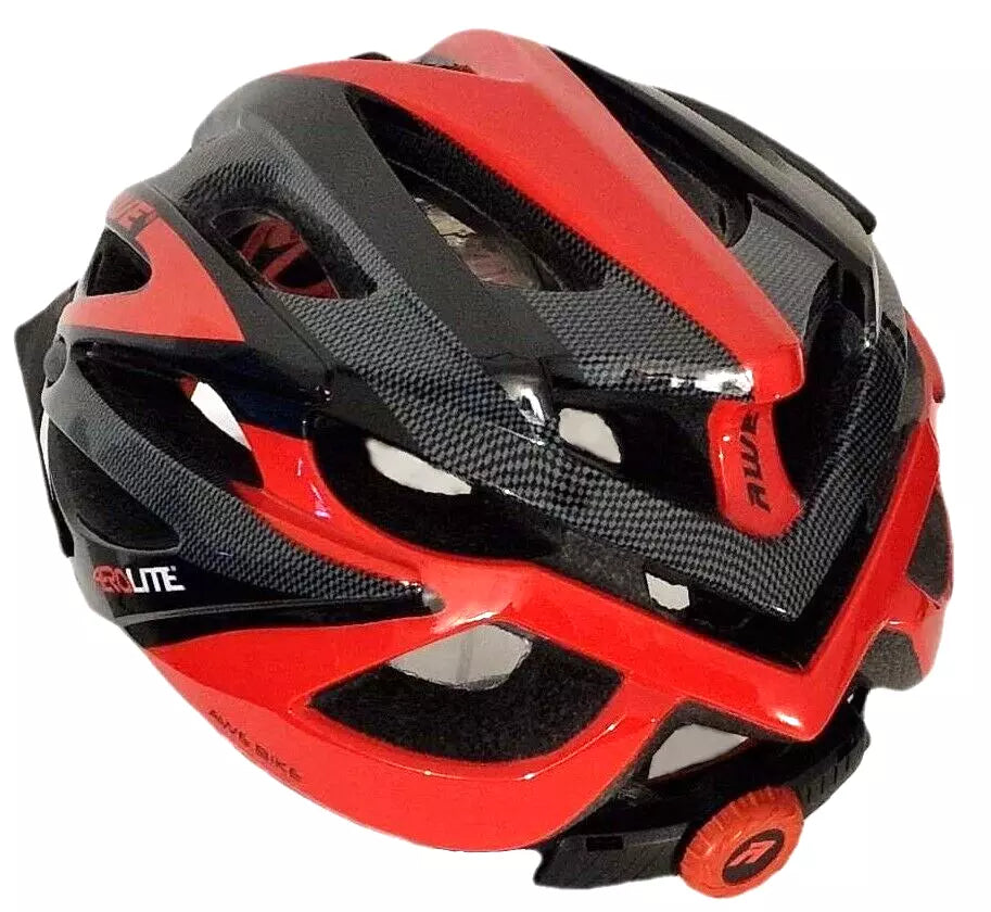 AweAeroLite In Mould Adult Bike Helmet Large 58-61cm Black/Red
