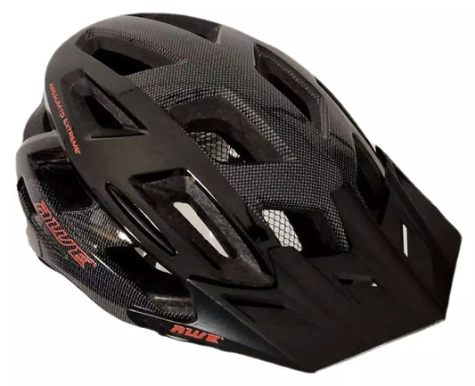 AweRide In Mould Adult Bike Helmet Large 58-61cm Black/Carbon/Red
