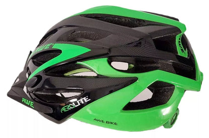 AweAeroLite In Mould Adult Bike Helmet Large 58-61cm Black/Green