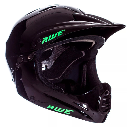 AweBlaze 16+/Adult Full Face BMX Bike Helmet Medium 55-58cm Black