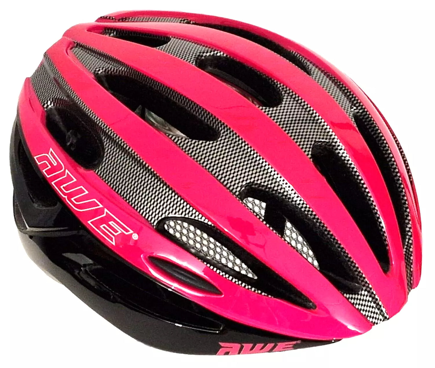 AweSprint In Mould Adult Bike Helmet Medium 55-58cm Black/Carbon/Pink
