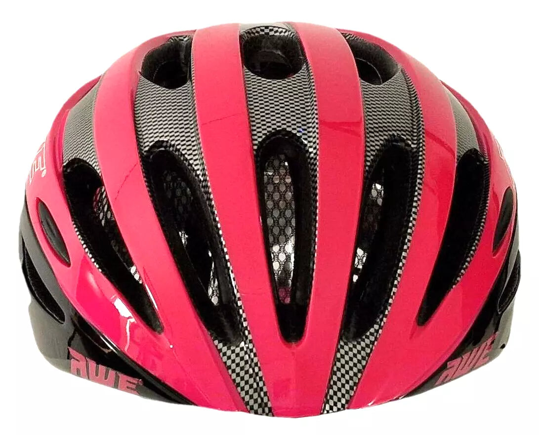AweSprint In Mould Adult Bike Helmet Medium 55-58cm Black/Carbon/Pink