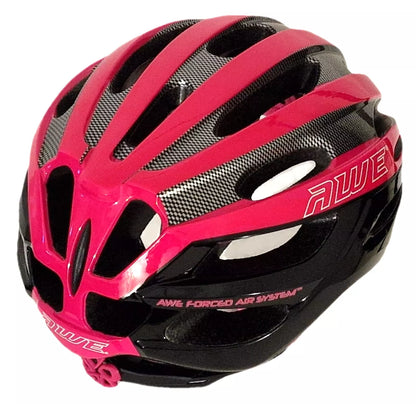 AweSprint In Mould Adult Bike Helmet Medium 55-58cm Black/Carbon/Pink