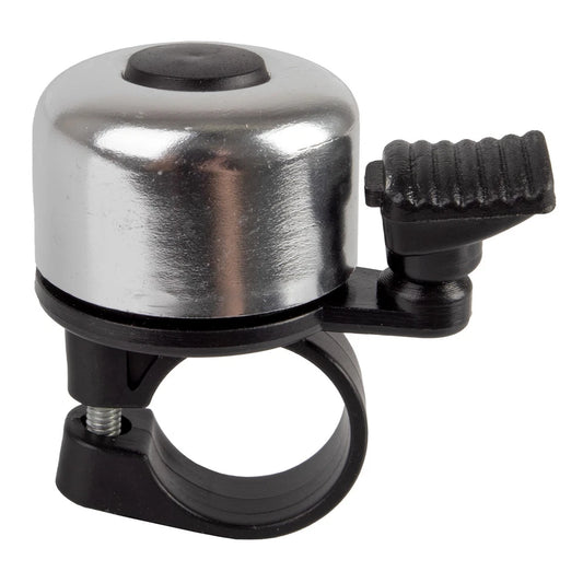 Sport Direct Universal Aluminium Silver Bike/Cycle Mini Ping Bell