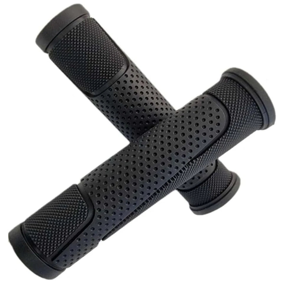 Sport Direct 125mm High Quality Rubber Non-Slip MTB/BMX Bike Grips Black
