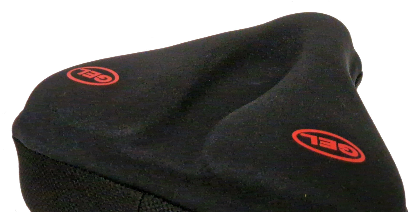Sport Direct Gel Bike Saddle/Seat Cover Standard 170mm - Black