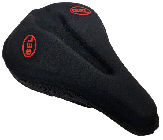 Sport Direct Gel Bike Saddle/Seat Cover Standard 170mm - Black
